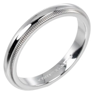 Pre-owned Tiffany & Co Platinum 950 Band Ring () In Multi