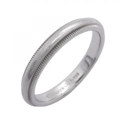 Pre-owned Tiffany & Co Platinum 950 Band Ring () In Multi