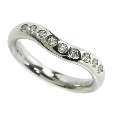 Pre-owned Tiffany & Co Platinum 950 Band Ring () In Multi