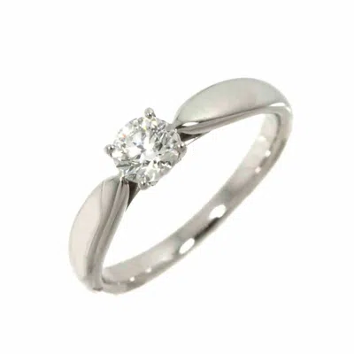 Pre-owned Tiffany & Co Platinum 950 Engagement Ring () In Silver
