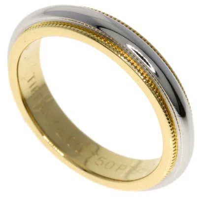 Pre-owned Tiffany & Co Platinum 950 Yellow Gold (18k) Band Ring ()