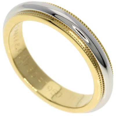 Pre-owned Tiffany & Co Platinum 950 Yellow Gold (18k) Band Ring ()