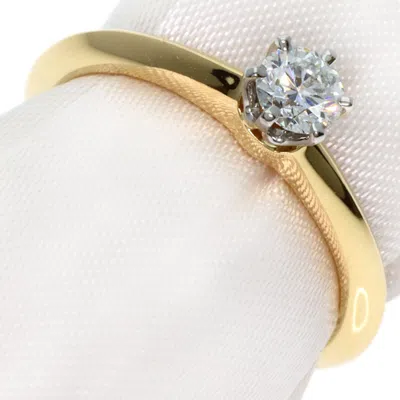 Pre-owned Tiffany & Co Platinum 950 Yellow Gold (18k) Band Ring ()