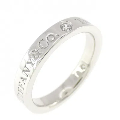 Pre-owned Tiffany & Co Platinum Band Ring () In Silver