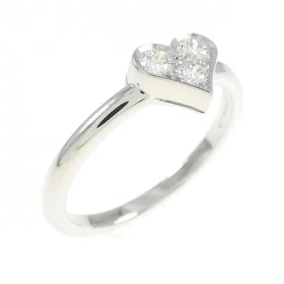 Pre-owned Tiffany & Co Platinum Band Ring () In Silver