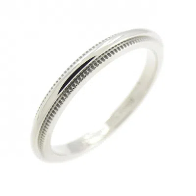 Pre-owned Tiffany & Co Platinum Band Ring () In Silver