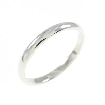 Pre-owned Tiffany & Co Platinum Band Ring () In Silver