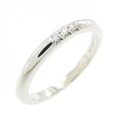 Pre-owned Tiffany & Co Platinum Band Ring () In Silver