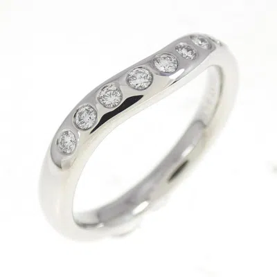 Pre-owned Tiffany & Co Platinum Band Ring () In Silver