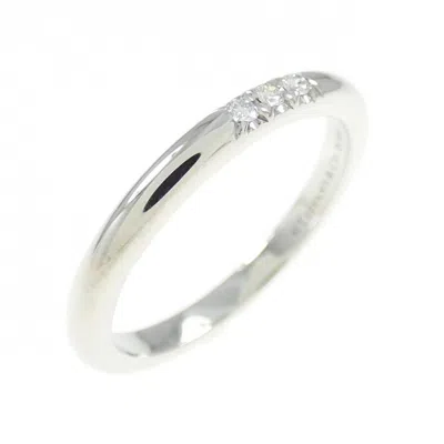 Pre-owned Tiffany & Co Platinum Band Ring () In Silver