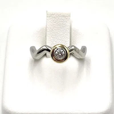 Pre-owned Tiffany & Co Platinum Yellow Gold Platinum 950 Yellow Gold (18k) Band Ring () In Multi