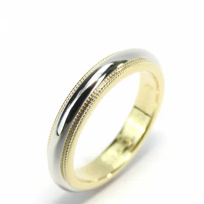 Pre-owned Tiffany & Co Platinum Yellow Gold Platinum 950 Yellow Gold (18k) Band Ring () In Multi