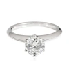 TIFFANY & CO PRE-OWNED TIFFANY & CO. DIAMOND ENGAGEMENT RING IN PLATINUM F VS1 1.06 CTW