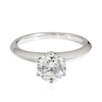 Tiffany & Co . Diamond Engagement Ring In Platinum F Vs1 1.06 Ctw In Metallic