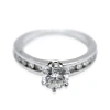 TIFFANY & CO PRE-OWNED TIFFANY & CO. DIAMOND ENGAGEMENT RING IN PLATINUM G VVS1 1.05 CTW