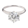 TIFFANY & CO PRE-OWNED TIFFANY & CO. DIAMOND ENGAGEMENT RING IN PLATINUM I VS1 2.17 CTW