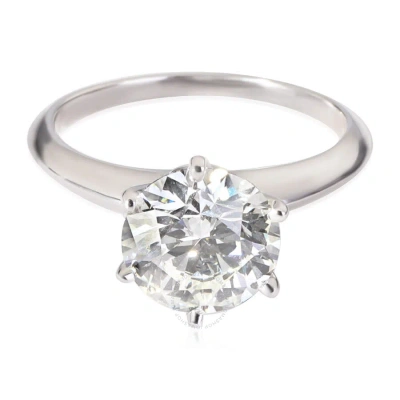 Tiffany & Co . Diamond Engagement Ring In Platinum I Vs1 2.17 Ctw In Metallic
