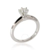 TIFFANY & CO PRE-OWNED TIFFANY & CO. SOLITAIRE ENGAGEMENT RING IN PLATINUM .40 CTW.