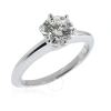 TIFFANY & CO PRE-OWNED TIFFANY & CO. TIFFANY SETTING ENGAGEMENT RING IN  PLATINUM I VVS1 1.19 CTW