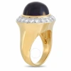 TIFFANY & CO PRE-OWNED TIFFANY   CO. 18K YELLOW GOLD 1.50CT DIAMOND AND AMETHYST RING