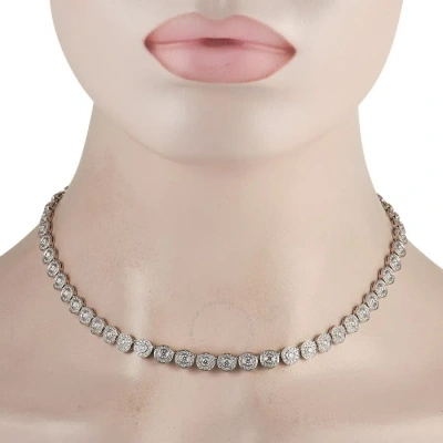 Tiffany & Co  Tiffany   Co. Circlet Platinum 6.44 Ct Diamond Necklace In Multi-color