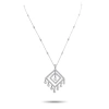 TIFFANY & CO PRE-OWNED TIFFANY   CO. PLATINUM 4.00 CT DIAMOND NECKLACE