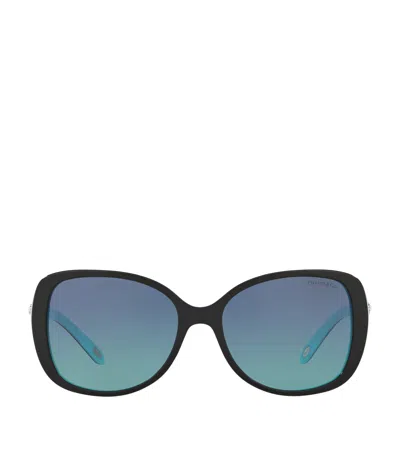 Tiffany & Co Round Sunglasses In Black