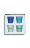 Tiffany & Co Set-of-four Bone China Espresso Cups In Blue