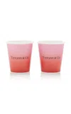 Tiffany & Co Set-of-two Bone China Coffee Cups In Multi