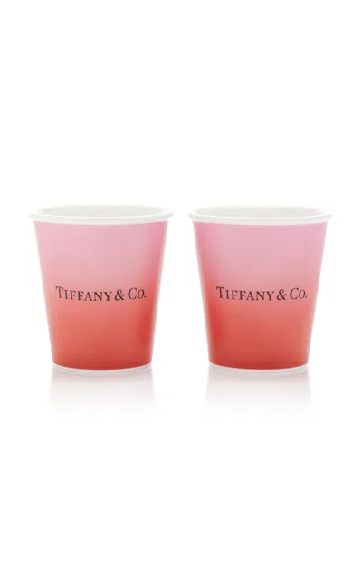 Tiffany & Co Set-of-two Bone China Coffee Cups In Multi
