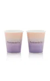 Tiffany & Co Set-of-two Bone China Coffee Cups In Purple