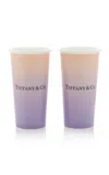 Tiffany & Co Set-of-two Large Bone China Coffee Cups In Multi