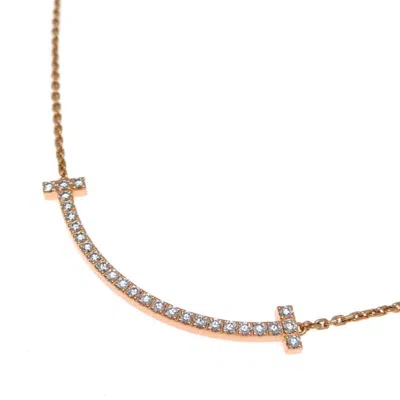 Pre-owned Tiffany & Co Smile Gold Necklace ()