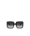 Tiffany & Co Square Gradient Sunglasses In Black