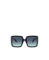 Tiffany & Co Tiffany Black Injected Sunglasses In Black