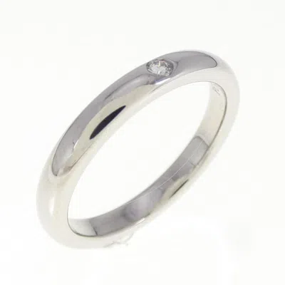 Pre-owned Tiffany & Co Stacking Platinum 950 Band Ring () In Multi