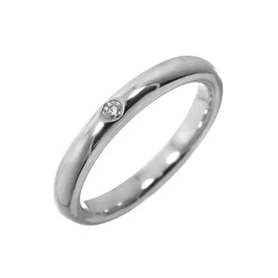 Pre-owned Tiffany & Co Stacking Platinum 950 Band Ring ()
