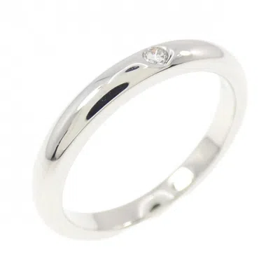 Pre-owned Tiffany & Co Stacking Platinum Band Ring () In Multi