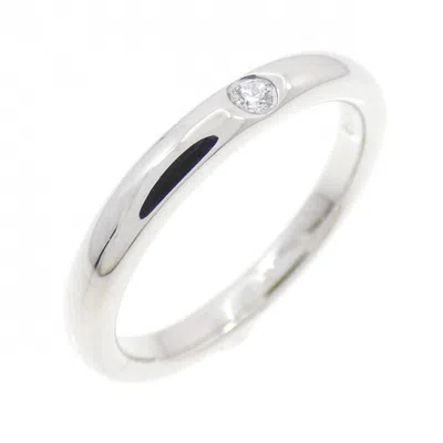 Pre-owned Tiffany & Co Stacking Platinum Band Ring ()