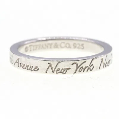 Pre-owned Tiffany & Co Sterling 925 Band Ring () In Silver