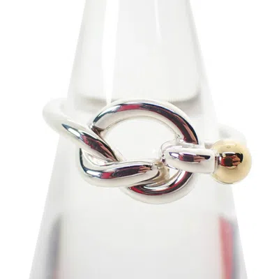 Pre-owned Tiffany & Co Sterling 925 Band Ring () In Yellow