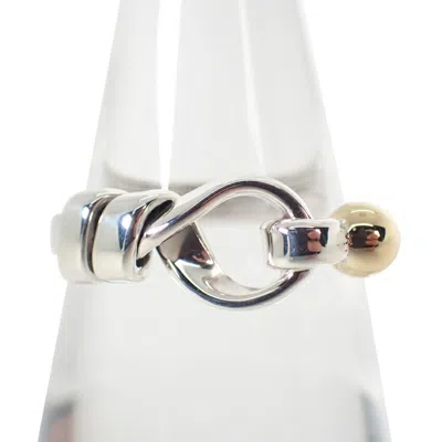 Pre-owned Tiffany & Co Sterling 925 Yellow Gold (18k) Band Ring () In Multi