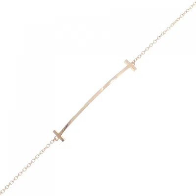 Pre-owned Tiffany & Co T Pink Gold (18k) Charm Bracelet () In Multi
