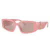 Tiffany & Co . Tf 4208u 8383/5 54mm Womens Rectangle Sunglasses In Pink