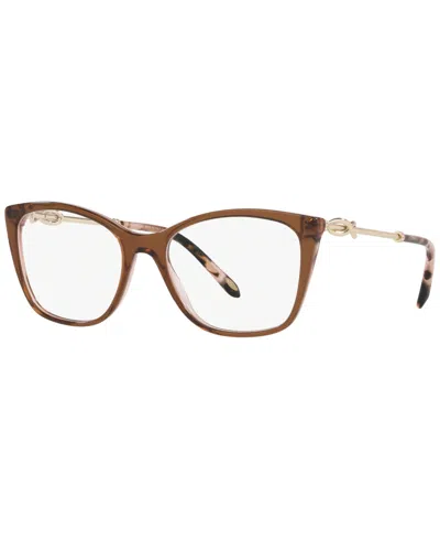 Tiffany & Co Tf2160b Women's Square Eyeglasses In Brown