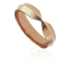 TIFFANY & CO TIFFANY 18K ROSE GOLD NESTING WIDE BAND RING