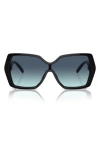 Tiffany & Co . 129mm Gradient Pillow Sunglasses In Black