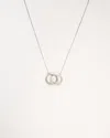 Tiffany & Co 1837 Interlocking Circle 925 4.9g Silver Necklace