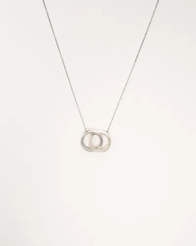Tiffany & Co 1837 Interlocking Circle 925 4.9g Silver Necklace