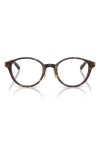 Tiffany & Co . 48mm Round Optical Glasses In Havana/demo Lens